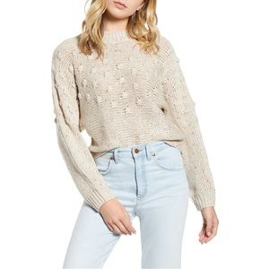 BP • Bobble Stitch Mock Neck Sweater